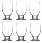 LAV RENA Zestaw Komplet 6 Szklanek Do Napojów Piwa Drinków SZKLANKI 210 ml