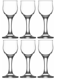 LAV NEVAKAR Kieliszki Komplet 6 szt. Zestaw Kieliszków Do Likieru 6 x 55 ml