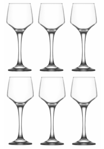 LAV LAL Kieliszki Komplet 6 szt. Zestaw Kieliszków Do Likieru 6 x 80 ml