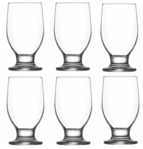 LAV RENA Zestaw Komplet 6 Szklanek Do Napojów Wody Piwa SZKLANKI 305 ml
