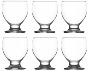 LAV TEO Zestaw Komplet 6 Szklanek Do Drinków Wody Napojów SZKLANKI 250 ml