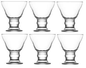 LAV ORION Pucharki Do Deserów Lodów Komplet Desery 6 szt. Zestaw 250 ml