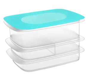 Komplet 3 pojemników zamykanych na żywność 2 x 1,35l + 2,1l