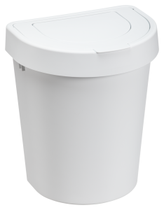 KOSZ 10L BIAŁY NA ŚMIECI ŁAZIENKOWY ŚMIETNIK