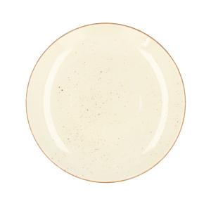 LUBIANA ART Talerz płytki obiadowy 31 cm kremowy