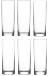 LAV LIBERTY Zestaw 6 Szklanek Do Napojów Wody Komplet SZKLANKI  360 ml