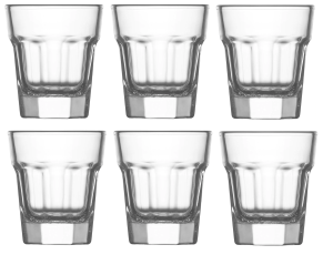LAV ARAS Kieliszki Komplet 6 szt. Kieliszków Do Wódki Likieru 6 x 45 ml