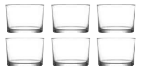 LAV BODEGA Komplet 6 szklanek 240 ml do wody soków soft drink