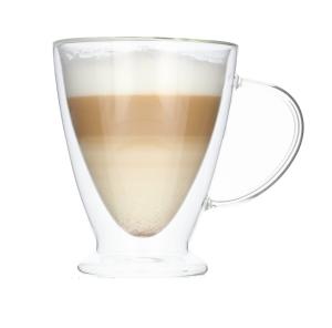 Kubek Filiżanka Do Kawy Herbaty LATTE Podwójna Ścianka Termiczne 300 ml