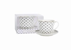 Filiżanka porcelanowa ze spodkiem 400 ml / 15,5 cm