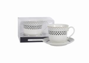 Filiżanka porcelanowa ze spodkiem 400 ml / 15,5 cm
