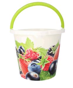 Wiadro wiaderko 10 l plastikowe OWOCE