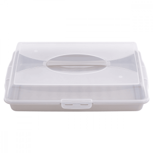 Pojemnik na ciasto plastikowy zamykany 44 x 30 x 10 cm