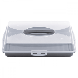 Pojemnik na ciasto plastikowy zamykany 44 x 30 x 10 cm