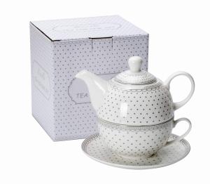 LIVELLO Porcelanowy czajniczek 400 ml z filiżanką 250 ml