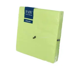 KOMPLET 20 SERWETEK SERWETKI KWADRAT 3-WARSTWOWE 33 cm x 33 cm ZIELONE