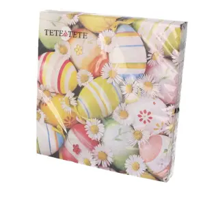 KOMPLET 20 SERWETEK SERWETKI KWADRAT 3-WARSTWOWE 33 cm x 33 cm WIELKANOC