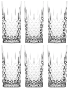 LAV ODIN Zestaw Szklanki Komplet 6 Szklanek Do Napojów Wody Soków 356 ml