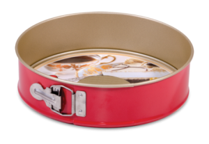 Tortownica 24 cm Złoto-czerwona SNB