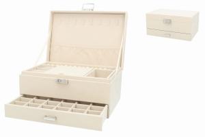 Livello SZKATUŁKA NA BIŻUTERIĘ KUFEREK ORGANIZER PUDEŁKO BOX ETUI 240 x 170