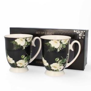 2 x Kubek Porcelanowy Do Kawy Herbaty 350 ml Zestaw Na Prezent LIVELLO