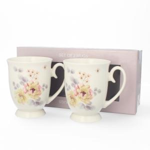 2 x Kubek Porcelanowy Do Kawy Herbaty 350 ml Zestaw Na Prezent LIVELLO