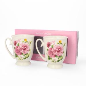 LIVELLO Komplet 2 kubków porcelanowych opakowanie prezentowe 350 ml