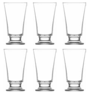 LAV TROYA Zestaw Komplet 6 Szklanek Do Deserów Drinków SZKLANKI 150 ML
