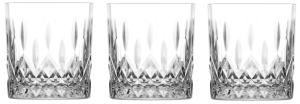 LAV ODIN KOMPLET 3 SZKLANEK DO WHISKY NAPOJÓW DRINKÓW 330 ML