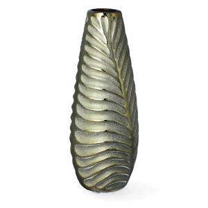 LIVELLO Wazon Na Kwiaty Ceramiczny Dekoracyjny Nowoczesny 21 cm ZŁOTY