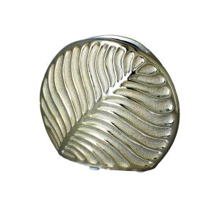 LIVELLO Wazon Na Kwiaty Ceramiczny Dekoracyjny Nowoczesny 13 cm ZŁOTY