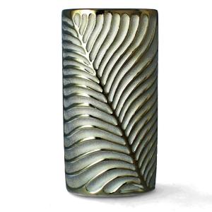 LIVELLO Wazon Na Kwiaty Ceramiczny Dekoracyjny Nowoczesny 26 cm ZŁOTY