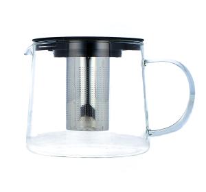 DZBANEK Do HERBATY z ZAPARZACZEM 1,5l Żaroodporny Nierdzewny Szklany 1,5 l