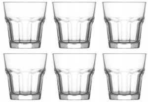 LAV ARAS Zestaw Szklanki Komplet 6 Szklanek Do Napojów Wody Soków 200 ml