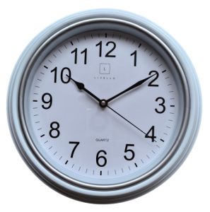 LIVELLO Zegar Ścienny Cichy Mechanizm Nowoczesny Na Ścianę Zawieszany 30 cm
