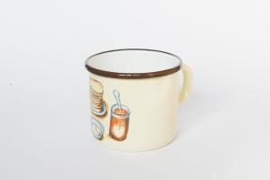 Kubek emaliowany kremowy Apetita 10 cm Elo Pol