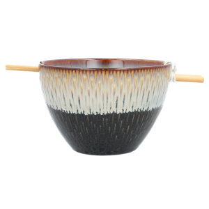 Miska Ombres do makaronu zupy ramenu udonu pho 700ml szkliwiona ceramika