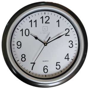 Zegar ścienny Livello cichy mechanizm nowoczesny na ścianę zawieszany 33 cm