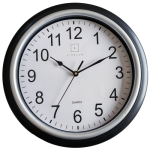 Zegar ścienny Livello cichy mechanizm nowoczesny na ścianę zawieszany 33 cm