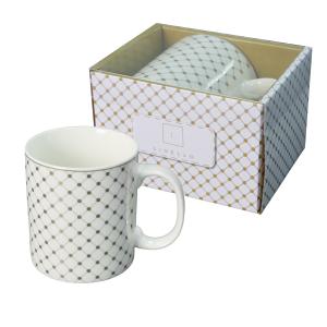 Kubek porcelanowy JUMBO 670ml do herbaty duży z uchem