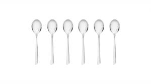 Komplet 6 szt Łyżeczek do herbaty Flames Połysk Gerlach