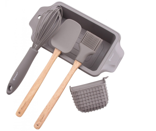 KASSEL Zestaw silikonowy do ciasta/chleba 5 el. 93704