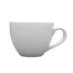 LUBIANA JUMBO Kubek Do Kawy Herbaty Porcelanowy Duży Biały Z Uchem 500 ml