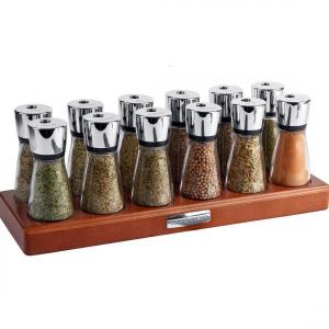 Zestaw 12 pojemników z przyprawami Croft - Cole & Mason