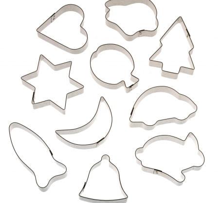 PRACTIC Komplet 10 foremek wykrawaczy małych nierdzewnych