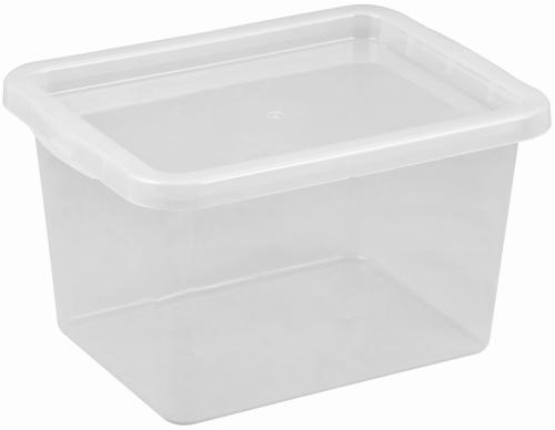 PLAST TEAM Pojemnik z pokrywką BASIC przezroczysty 13 l 