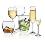 Komplet kieliszków i szklanek 36 elementów Brylant/Happiness Krosno