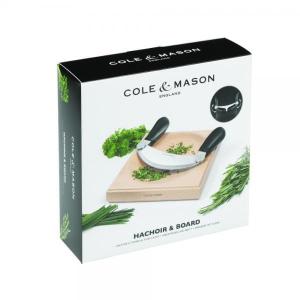 Zestaw do siekania ziół deska i nóż waga - Cole & Mason