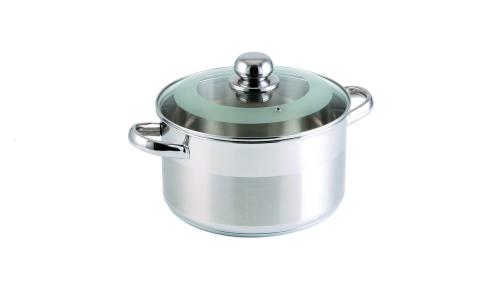 SSW Garnek nierdzewny z pokrywką CITY 12 cm/800 ml