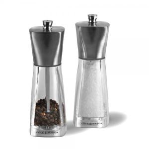 Zestaw młynków do soli i pieprzu York 16 cm COLE & MASON